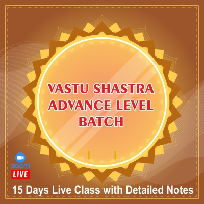 Vastu shastra advance level batch